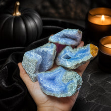 Load image into Gallery viewer, Raw Blue Lace Agate Specimens, Blue Lace Agate Crystal