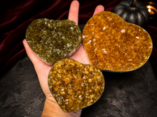 Load image into Gallery viewer, Raw Citrine Hearts, Ethically Sourced for Valentines Day Gift