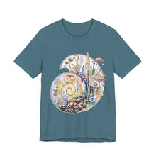 Load image into Gallery viewer, Ammonite Fossil Tee — Mythos & Alchemi - Unisex Jersey Short Sleeve T-shirt