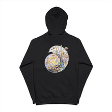Load image into Gallery viewer, Ammonitae Unisex Zip-Up Hoodie — Keeper of the Spiral - Ammonite Fossil