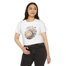Load image into Gallery viewer, Ammonite Festival Crop Top — Spiral of Becoming