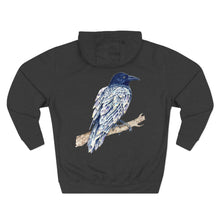 Load image into Gallery viewer, Crystal Raven Hoodie — Whisperwing Back Print
