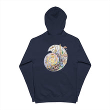 Load image into Gallery viewer, Ammonitae Unisex Zip-Up Hoodie — Keeper of the Spiral - Ammonite Fossil