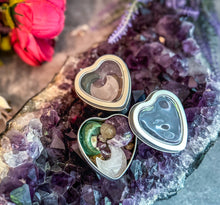 Load image into Gallery viewer, 3 Crystal Moon Gift Set in a Heart Shaped Box