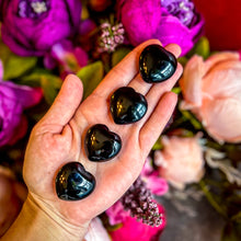 Load image into Gallery viewer, 3cm Black Obsidian Crystal Hearts for Valentines Day Gifts