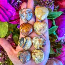 Load image into Gallery viewer, 3 cm Crazy Lace Agate Hearts for Valentines Day Gifts