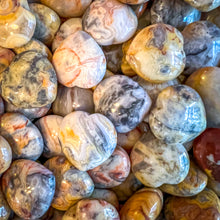 Load image into Gallery viewer, 3 cm Crazy Lace Agate Hearts for Valentines Day Gifts