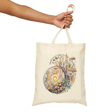 Load image into Gallery viewer, Ammonite Canvas Art Tote