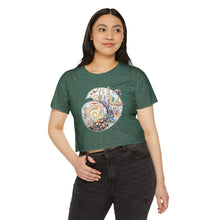 Load image into Gallery viewer, Ammonite Festival Crop Top — Spiral of Becoming