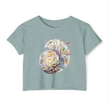 Load image into Gallery viewer, Ammonite Festival Crop Top — Spiral of Becoming
