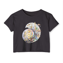 Load image into Gallery viewer, Ammonite Festival Crop Top — Spiral of Becoming