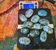 Load image into Gallery viewer, Bulk BLUE Labradorite PalmStone, 1 Lb Bulk Labradorite Crystal Palms
