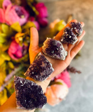 Load image into Gallery viewer, Beautiful Amethyst Druzy Crystal Clusters