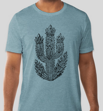 Load image into Gallery viewer, ✨PREORDER✨ Black Crystal Cactus Graphic Tee – Multiple Color Options