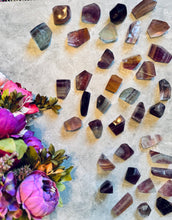 Load image into Gallery viewer, CANDY Fluorite Shapes, Polished Fluorite Freeforms, Fluorescent Crystals