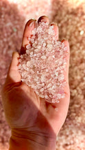Load image into Gallery viewer, Bulk Crystal Chips, 1 Lb, Rose Quartz, Amethyst, Smoky Quartz, Carnelian, Labradorite, Citrine, Rainbow Moonstone, Black Tourmaline Chips