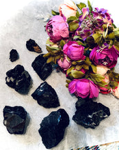 Load image into Gallery viewer, RARE Black Rose Fluorite Specimens, Fluoresce Red or Pink