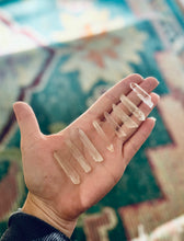 Load image into Gallery viewer, Silver Quartz Points, Raw Clear Quartz Points from Brazil