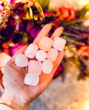 Load image into Gallery viewer, Tumbled Pink Calcite, UV Reactive, Glows Pink, Fluorescent Minerals