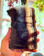 Load image into Gallery viewer, Stunning Fluorite Slices, Fluoresces Pink & Purple