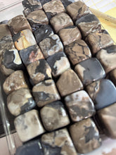 Load image into Gallery viewer, Cheap Volcano Agate Tumbled Cubes, UV Green Fluorescent Minerals