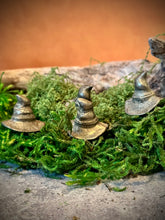 Load image into Gallery viewer, Gold Pyrite Witches Hat – Witchy Crysta, Halloween Decor