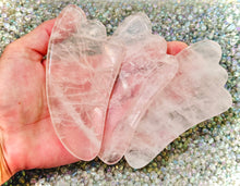 Load image into Gallery viewer, Rose Quartz Gua Sha Tool