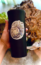 Load image into Gallery viewer, Ammonite Sticker – 3" Ancient Fossil Crystal Spiral Vinyl Decal