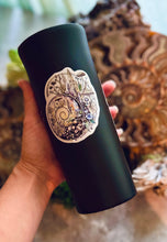 Load image into Gallery viewer, Ammonite Sticker – 3" Ancient Fossil Crystal Spiral Vinyl Decal