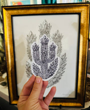 Load image into Gallery viewer, Crystal Cactus Sticker – 4" Mystical Desert Crystal Vinyl Decal