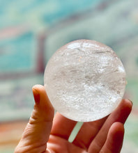 Load image into Gallery viewer, Clear Quartz Crystal Spheres, Ethically Sourced Crystals