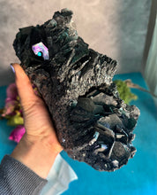 Load image into Gallery viewer, Gemmy Carborundum (Silicon Carbide) — Iridescent Crystallized Display Specimen