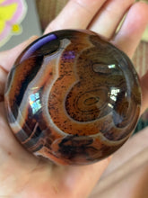 Load image into Gallery viewer, Sardonyx Banded Agate Madagascar Polished Crystal Sphere