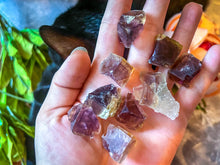 Load image into Gallery viewer, ANHUI Yellow Fluorite with Thousand Layer Purple Phantoms, RARE Minerals