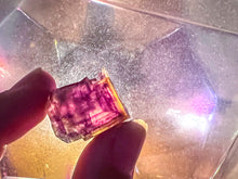 Load image into Gallery viewer, ANHUI Yellow Fluorite with Thousand Layer Purple Phantoms, RARE Minerals