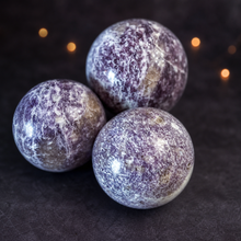 Load image into Gallery viewer, Lepidolite Balls, Lepidolite Sphere, Ethically Sourced Crystals