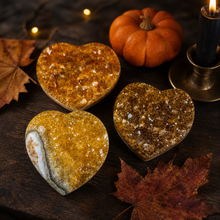 Load image into Gallery viewer, Raw Citrine Hearts, Ethically Sourced for Valentines Day Gift