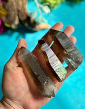 Load image into Gallery viewer, Smoky Lumurian Quartz Points, Lemurian Seed Quartz