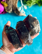 Load image into Gallery viewer, Smoky Lumurian Quartz Points, Lemurian Seed Quartz