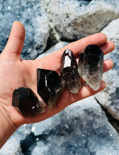 Load image into Gallery viewer, Raw Smoky Quartz Points