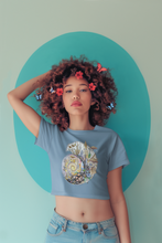 Load image into Gallery viewer, Ammonite Festival Crop Top — Spiral of Becoming