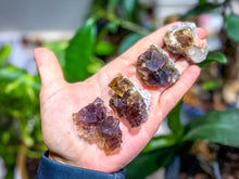 Load image into Gallery viewer, ANHUI Yellow Fluorite with Thousand Layer Purple Phantoms, RARE Minerals
