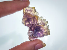Load image into Gallery viewer, ANHUI Yellow Fluorite with Thousand Layer Purple Phantoms, RARE Minerals
