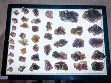 Load image into Gallery viewer, ANHUI Yellow Fluorite with Thousand Layer Purple Phantoms, RARE Minerals