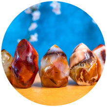 Load image into Gallery viewer, Ethically Sourced Carnelian Crystal Flames, Polished Carnelian