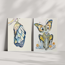 Load image into Gallery viewer, Chrysalis Art Print – Metamorphosis & New Beginnings Print | Butterfly Wall Decor