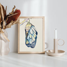 Load image into Gallery viewer, Chrysalis Art Print – Metamorphosis & New Beginnings Print | Butterfly Wall Decor