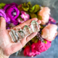 Load image into Gallery viewer, Chlorite Included Clear Quartz Towers
