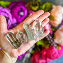Load image into Gallery viewer, Chlorite Included Clear Quartz Towers