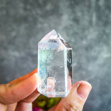 Load image into Gallery viewer, Chlorite Included Clear Quartz Towers